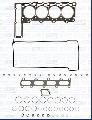 Zestaw uszczelek, głowica cylindrów, FIBERMAX do Mercedesa, 52173000, AJUSA w ofercie sklepu e-autoparts.pl 
