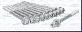 Zestaw śrub głowicy cylindrów do Opla, 81003700, AJUSA w ofercie sklepu e-autoparts.pl 