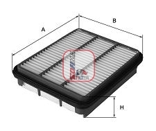 Filtr powietrza S 6002 A SOFIMA