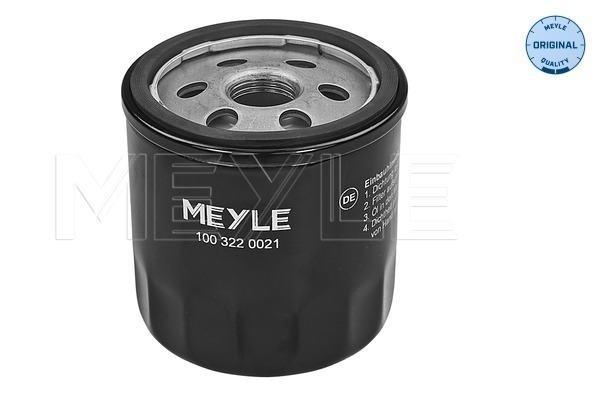 100 322 0021 Filtr oleju, MEYLE-ORIGINAL: True to OE. MEYLE Products