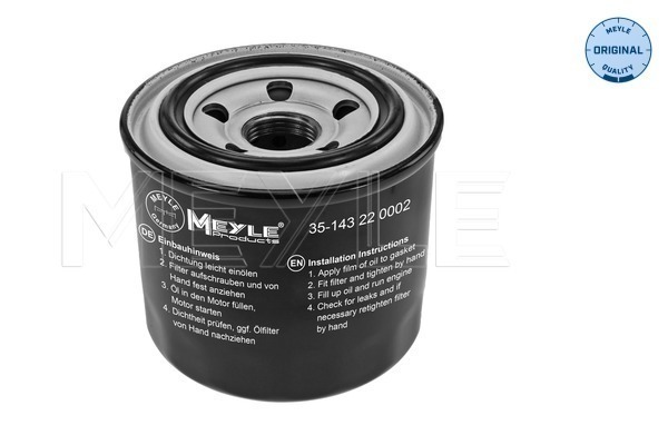 35-14 322 0002 Filtr oleju, MEYLE-ORIGINAL: True to OE. MEYLE Products