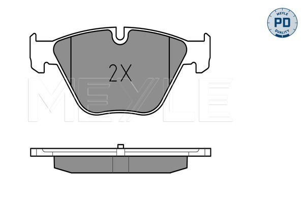 Klocki hamulcowe - komplet, MEYLE-PD: Advanced performance and design., 025  246 8820/PD • MEYLE Products • sklep e-autoparts.pl