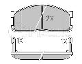 Klocki hamulcowe - komplet, MEYLE-ORIGINAL: True to OE. do Mazdy, 025 200 0215/W, MEYLE Products w ofercie sklepu e-autoparts.pl 