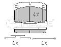 Klocki hamulcowe - komplet, MEYLE-ORIGINAL: True to OE. do Opla, 025 209 3915, MEYLE Products w ofercie sklepu e-autoparts.pl 