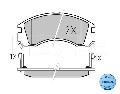 Klocki hamulcowe - komplet, MEYLE-ORIGINAL: True to OE. do Mitsubishi, 025 213 6315/W, MEYLE Products w ofercie sklepu e-autoparts.pl 