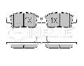 Klocki hamulcowe - komplet, MEYLE-ORIGINAL: True to OE. do Toyoty, 025 233 4816/W, MEYLE Products w ofercie sklepu e-autoparts.pl 