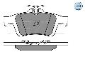 Klocki hamulcowe - komplet, MEYLE-PD: Advanced performance and d025 241 3717/PD, MEYLE Products w ofercie sklepu e-autoparts.pl 