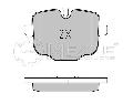 Klocki hamulcowe - komplet, MEYLE-ORIGINAL: True to OE. do BMW, 025 247 0318, MEYLE Products w ofercie sklepu e-autoparts.pl 