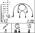 Zestaw przewodów zapłonowych do Jeepa, 8288, NGK w ofercie sklepu e-autoparts.pl 