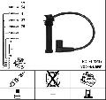 Zestaw przewodów zapłonowych do Forda, 6984, NGK w ofercie sklepu e-autoparts.pl 