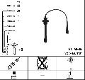 Zestaw przewodów zapłonowych do Mitsubishi, 4104, NGK w ofercie sklepu e-autoparts.pl 