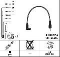 Zestaw przewodów zapłonowych do Trabanta, 5975, NGK w ofercie sklepu e-autoparts.pl 
