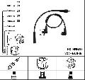 Zestaw przewodów zapłonowych do Renault, 8487, NGK w ofercie sklepu e-autoparts.pl 