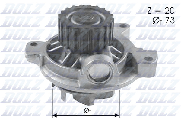Pompa wodna A280 DOLZ