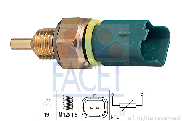 Czujnik, Made in Italy - OE Equivalent 7.3276 FACET EPS