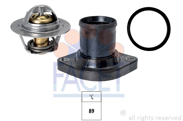 Termostat układu chłodzenia, Made in Italy - OE Equivalent 7.8191 FACET EPS