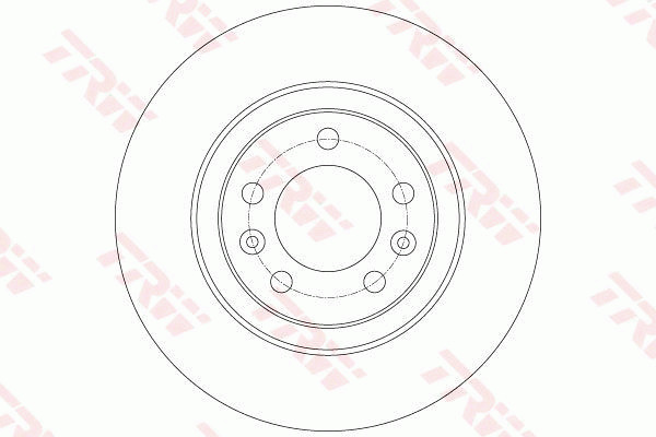 Tarcza hamulcowa DF6134 TRW