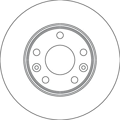 Tarcza hamulcowa do Renault, DF4637, TRW w ofercie sklepu e-autoparts.pl 