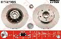 Tarcza hamulcowa do Renault, DF4273BS, TRW w ofercie sklepu e-autoparts.pl 