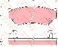 Klocki hamulcowe - komplet, COTEC do Suzuki, GDB1174, TRW w ofercie sklepu e-autoparts.pl 