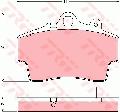Klocki hamulcowe - komplet do Porsche, GDB1394, TRW w ofercie sklepu e-autoparts.pl 