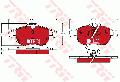 Klocki hamulcowe - komplet, DTEC COTEC do Cadilaca, GDB1613DTE, TRW w ofercie sklepu e-autoparts.pl 
