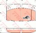 Klocki hamulcowe - komplet, COTEC do Opla, GDB199, TRW w ofercie sklepu e-autoparts.pl 