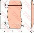 Klocki hamulcowe - komplet do Jeepa, GDB4171, TRW w ofercie sklepu e-autoparts.pl 