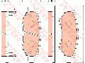 Klocki hamulcowe - komplet do Cadilaca, GDB4602, TRW w ofercie sklepu e-autoparts.pl 