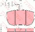 Klocki hamulcowe - komplet do Forda, GDB789, TRW w ofercie sklepu e-autoparts.pl 