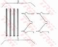 Zestaw akcesoriów, klocki hamulcowe do Toyoty, PFK290, TRW w ofercie sklepu e-autoparts.pl 