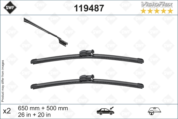 Pióro wycieraczki, ORIGINAL VISIOFLEX SET 119487 SWF