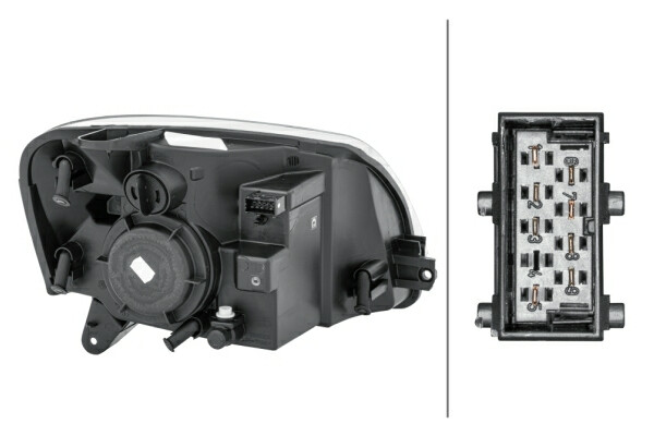 Reflektor do Citroena, 1EG 010 196-011, HELLA w ofercie sklepu e-autoparts.pl 