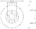 Tarcza hamulcowa do Volvo, 8DD 355 102-241, HELLA w ofercie sklepu e-autoparts.pl 