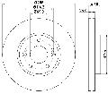 Tarcza hamulcowa, PRO do Hyundia, 8DD 355 126-431, HELLA w ofercie sklepu e-autoparts.pl 