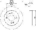 Tarcza hamulcowa, PRO do Hyundia, 8DD 355 126-491, HELLA w ofercie sklepu e-autoparts.pl 