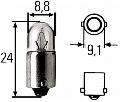 Żarówka, HEAVY DUTY, 8GP 002 068-241, HELLA w ofercie sklepu e-autoparts.pl 