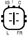 Alternator do Hondy, LRA02287, LUCAS ELECTRICAL w ofercie sklepu e-autoparts.pl 