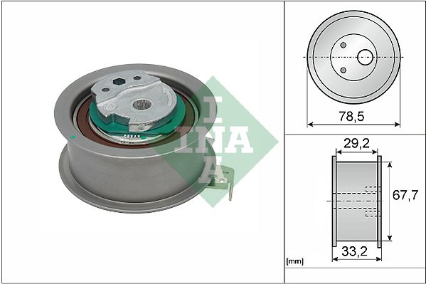 Rolka napinająca paska rozrządu do Volvo, 531 0927 10, INA w ofercie sklepu e-autoparts.pl 