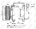 Kompresor, klimatyzacja do Renault, 32235, NRF w ofercie sklepu e-autoparts.pl 