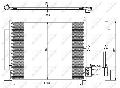 Chłodnica klimatyzacji - skraplacz, EASY FIT do Opla, 350053, NRF w ofercie sklepu e-autoparts.pl 