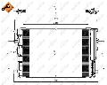 Chłodnica klimatyzacji - skraplacz, EASY FIT do Mercedesa, 350081, NRF w ofercie sklepu e-autoparts.pl 