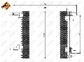 Chłodnica klimatyzacji - skraplacz, EASY FIT do Mercedesa, 35526, NRF w ofercie sklepu e-autoparts.pl 
