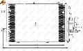 Chłodnica klimatyzacji - skraplacz, EASY FIT do Opla, 35530, NRF w ofercie sklepu e-autoparts.pl 