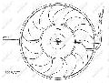 Wentylator, chłodzenie silnika do Audi, 47072, NRF w ofercie sklepu e-autoparts.pl 