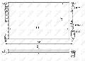 Chłodnica, układ chłodzenia silnika do Renault, 507465, NRF w ofercie sklepu e-autoparts.pl 