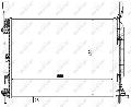 Chłodnica, układ chłodzenia silnika do Renault, 53004, NRF w ofercie sklepu e-autoparts.pl 