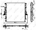 Chłodnica, układ chłodzenia silnika do Land Rovera, 53097, NRF w ofercie sklepu e-autoparts.pl 