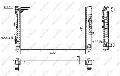 Chłodnica, układ chłodzenia silnika, Economy Class do Audi, 539504A, NRF w ofercie sklepu e-autoparts.pl 