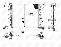 Chłodnica, układ chłodzenia silnika do Opla, 58477, NRF w ofercie sklepu e-autoparts.pl 